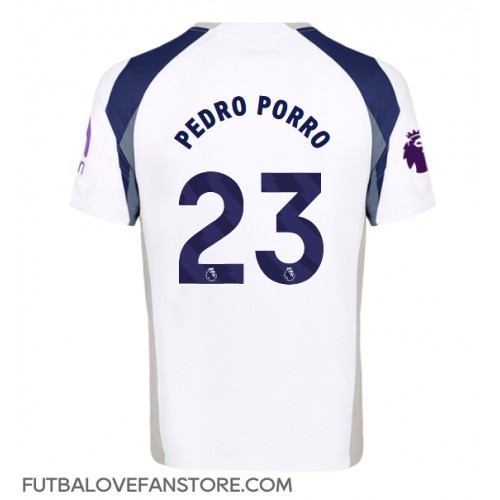 Tottenham Hotspur Pedro Porro #23 Domáci futbalový dres 2025-26 Krátky Rukáv Tottenham Hotspur Pedro Porro #23 Domáci futbalový dres 2025-26 Krátky Rukáv